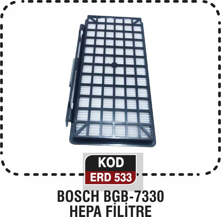 BOSCH BGB-7330 HEPA FİLTRE ERD 533