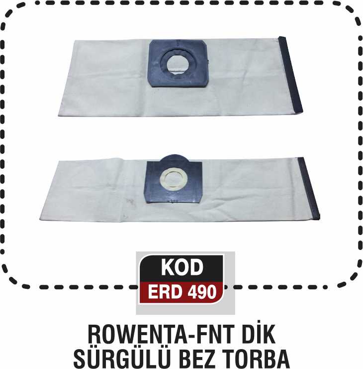 ROWENTA-FNT DİK SÜRGÜLÜ BEZ TORBA ERD 490