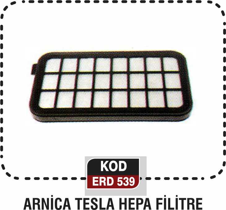 ARNİCA TESLA HEPA FİLTRE ERD 539