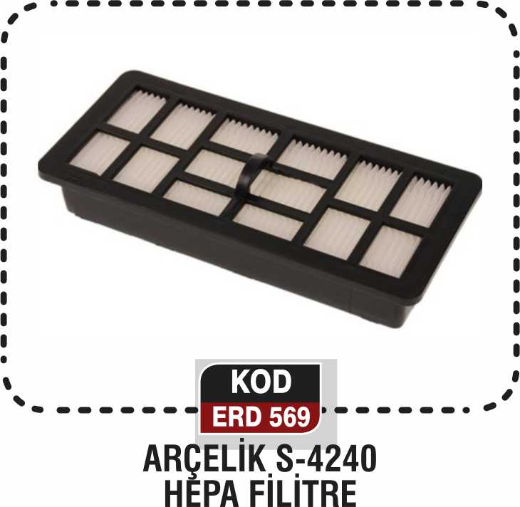 ARÇELİK S-4240 HEPA FİLİTRE ERD 569