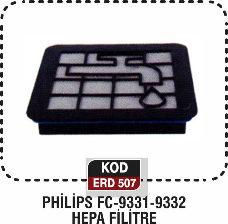 PHİLİPS FC-9331-9332 HEPA FİLTRE ERD 507