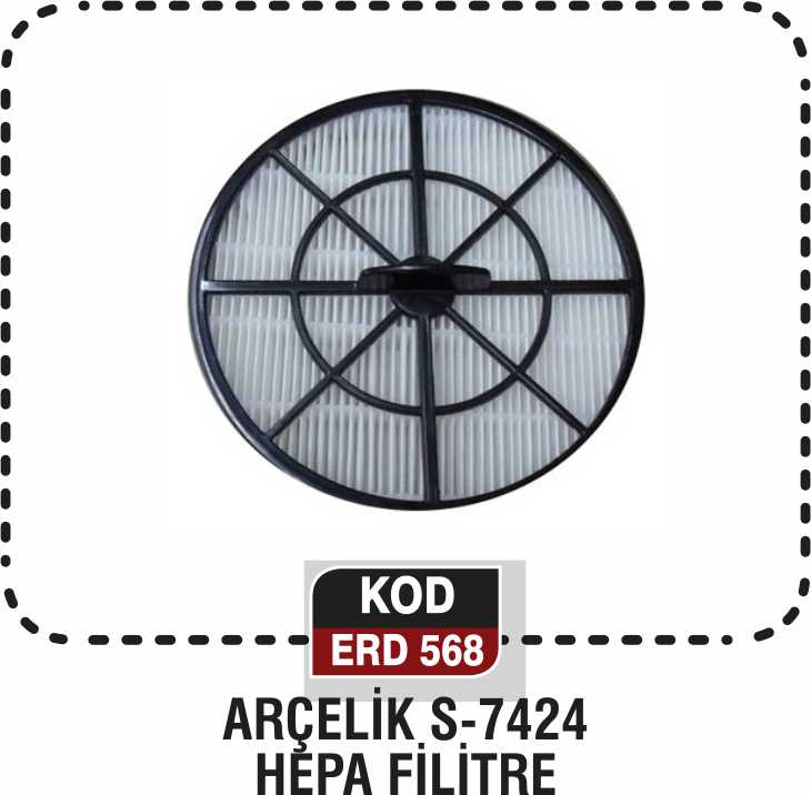 ARÇELİK S-7424 HEPA FİLİTRE ERD 568