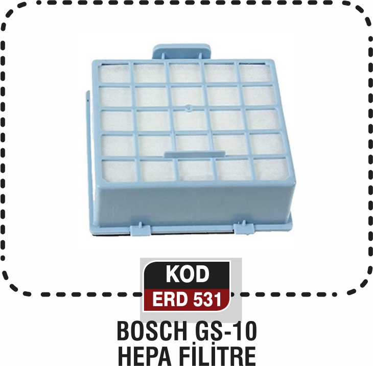 BOSCH GS-10 HEPA FİLTRE ERD 531