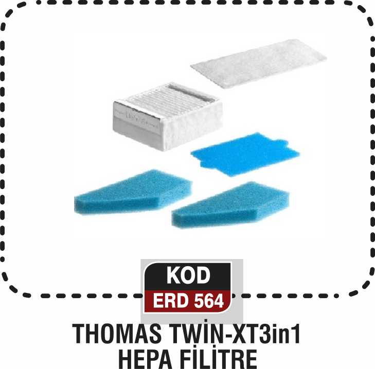 THOMAS TWİN-XT3in1 HEPA FİLİTRE ERD 564