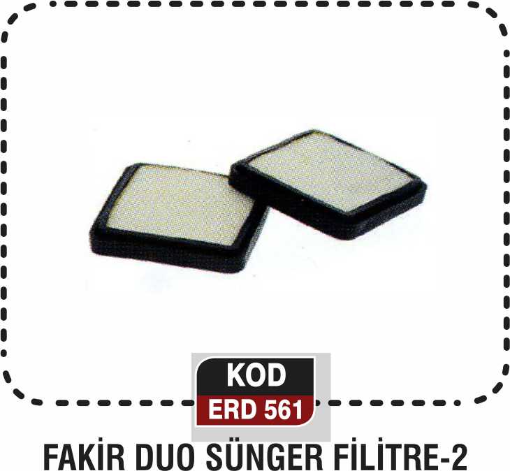 FAKİR DUO SÜNGER FİLİTRE-2 ERD 561