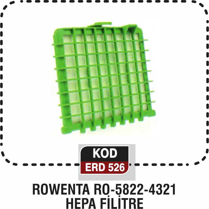 ROWENTA RO-5822-4321 HEPA FİLTRE ERD 526