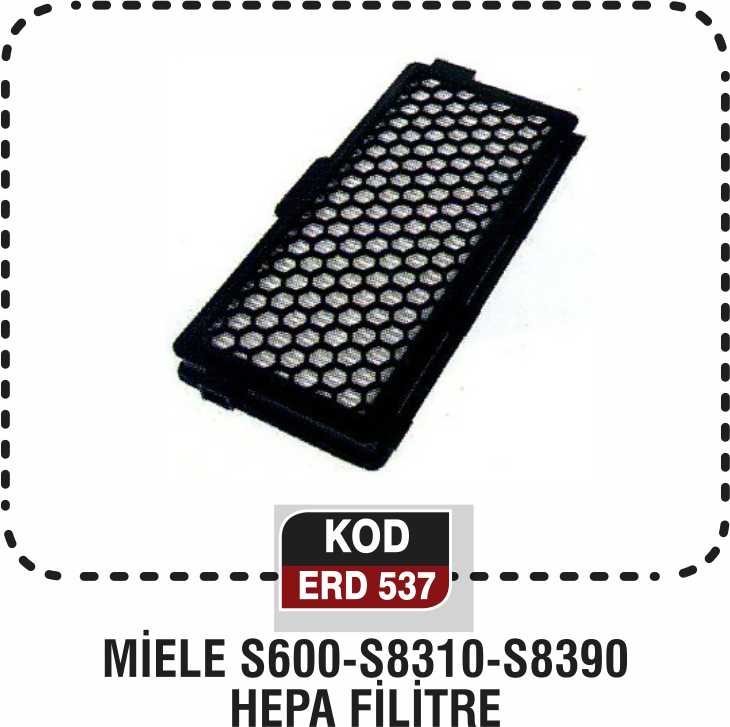 MİELLE S600-S8310-S8390 HEPA FİLTRE ERD 537