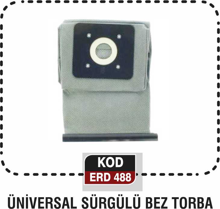 UNİVERSAL SÜRGÜLÜ BEZ TORBA ERD 488