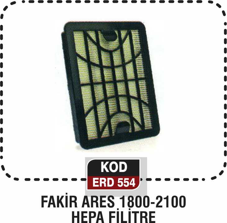 FAKİR ARES 1800-2100 HEPA FİLİTRE ERD 554