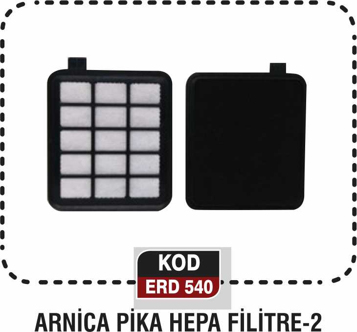 ARNİCA PİKA HEPA FİLİTRE-2 ERD 540