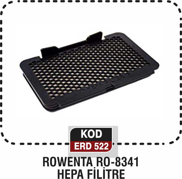 ROWENTA RO-8341 HEPA FİLTRE ERD 522