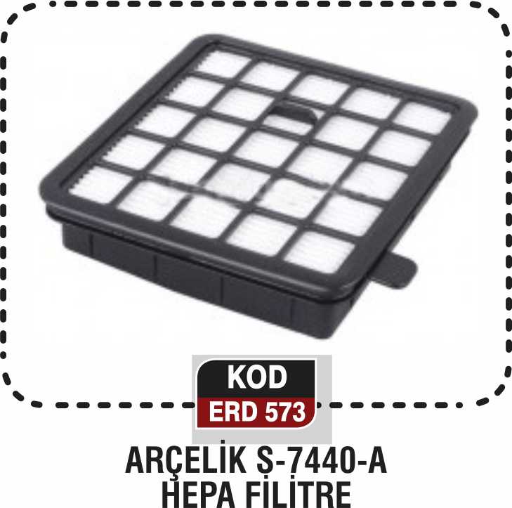 ARÇELİK S-7440-A HEPA FİLİTRE ERD 573