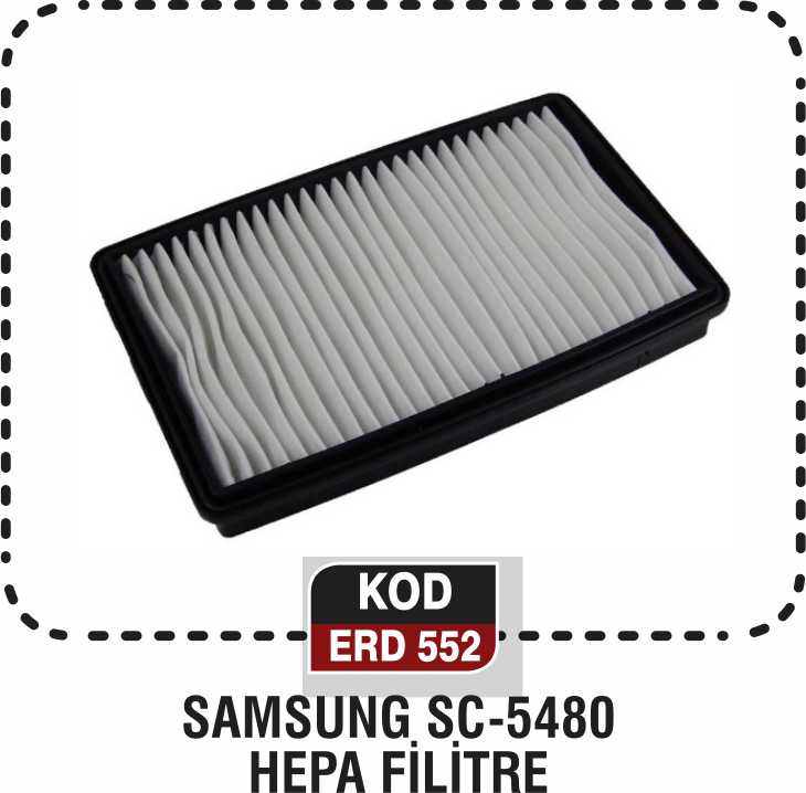 SAMSUNG SC-5480 HEPA FİLİTRE ERD 552