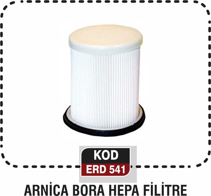 ARNİCA BORA HEPA FİLİTRE ERD 541