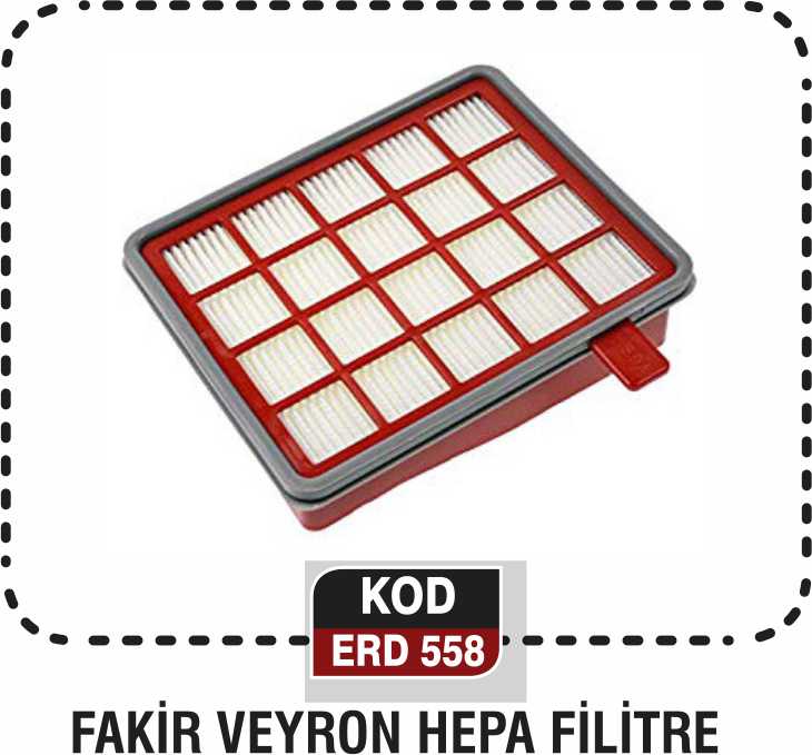 FAKİR VEYRON HEPA FİLİTRE ERD 558