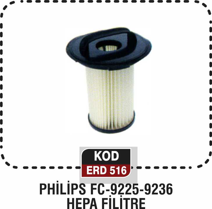 PHİLİPS FC-8225-9236 HEPA FİLTRE ERD 516