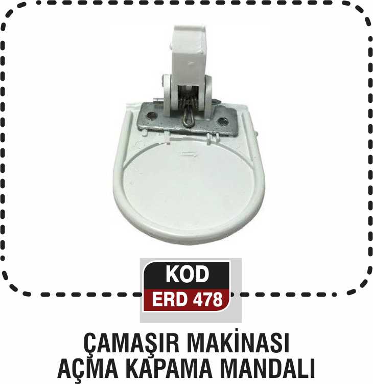 ÇAMAŞIR MAKİNASI AÇMA KAPAMA MANDALI ERD 478