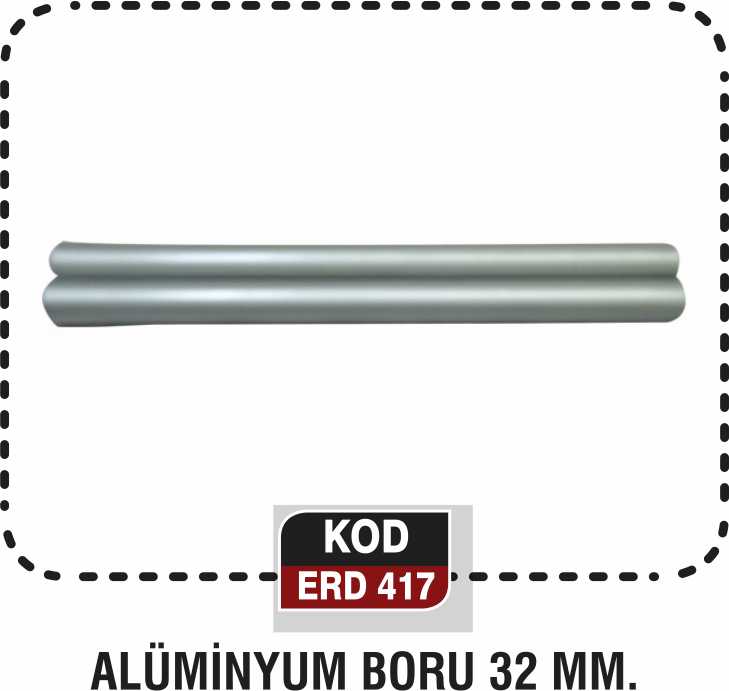 ALÜMİNYUM BORU 32MM. ERD 417