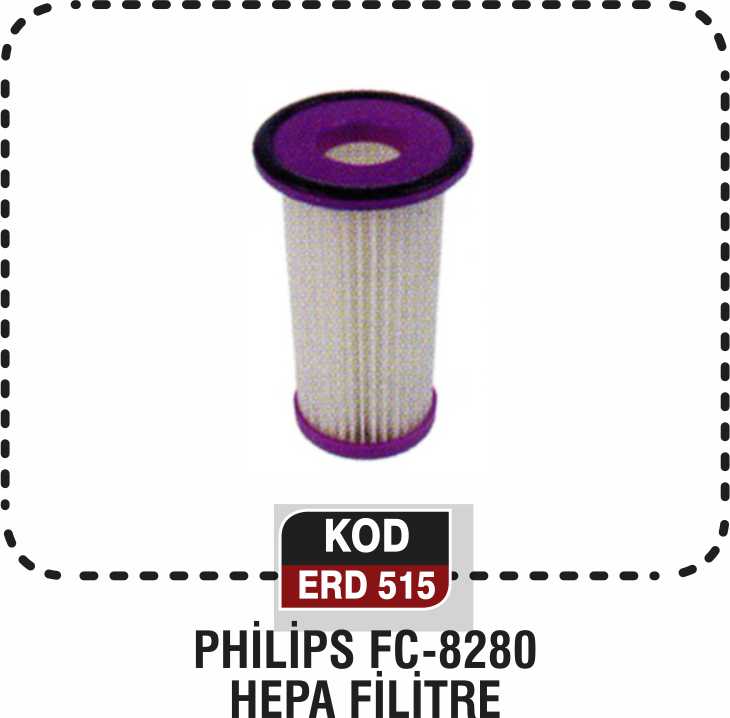 PHİLİPS FC-8280 HEPA FİLTRE ERD 515