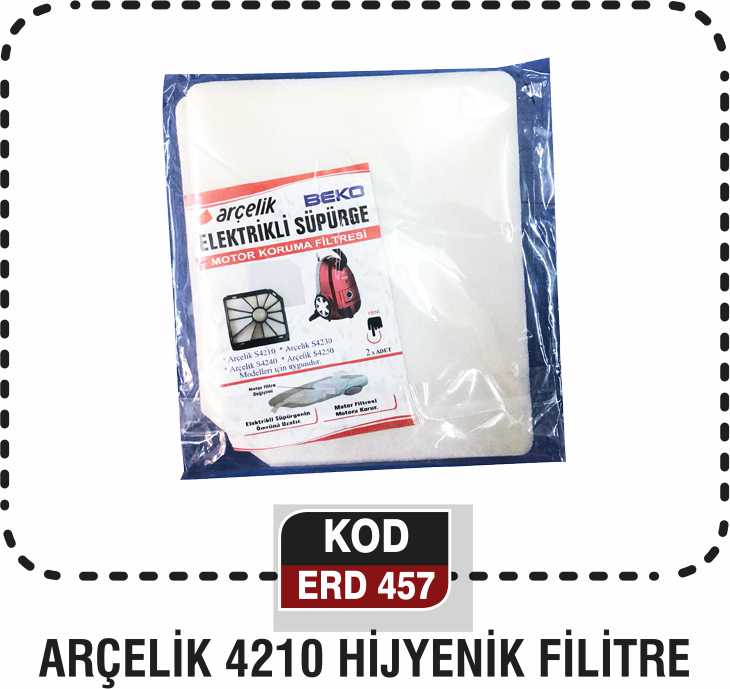 ARÇELİK 4210 HİJYENİK FİLTRE ERD 457