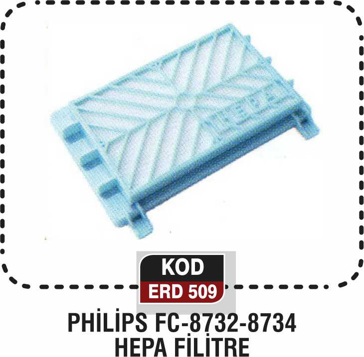 PHİLİPS FC-8732-8734 HEPA FİLTRE ERD 509