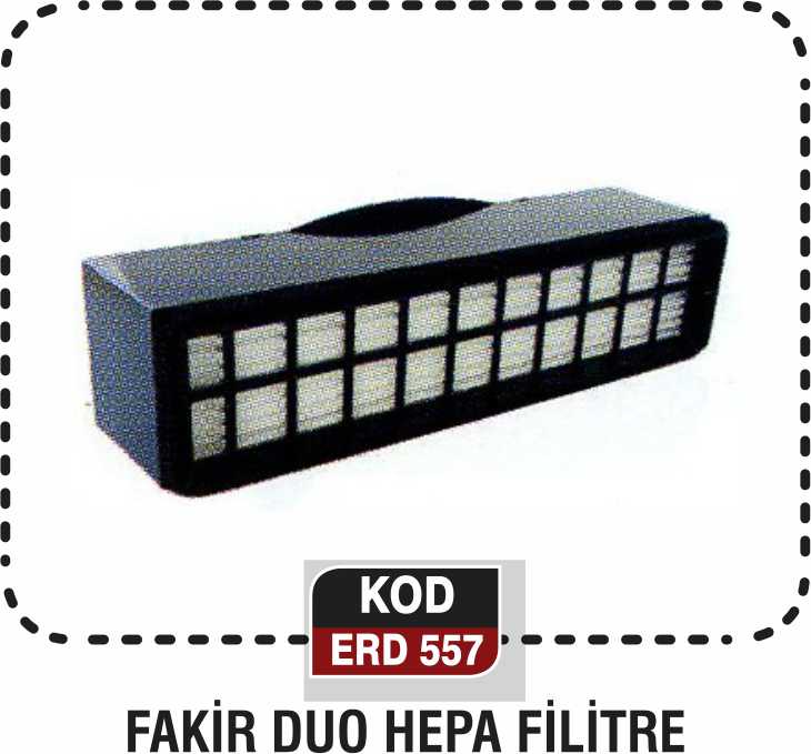 FAKİR DUO HEPA FİLİTRE ERD 557