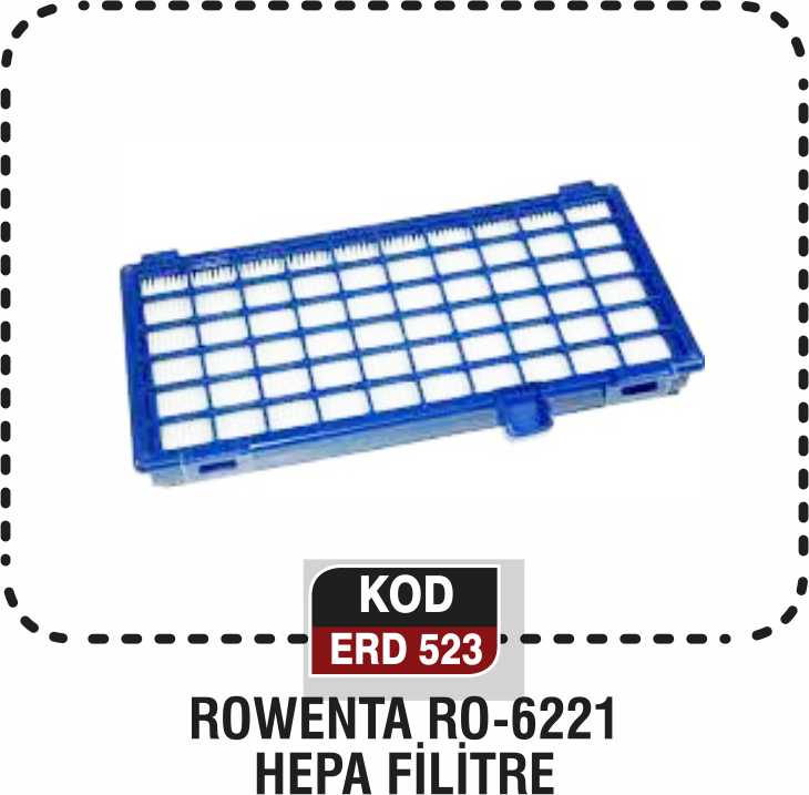 ROWENTA RO-6221 HEPA FİLTRE ERD 523